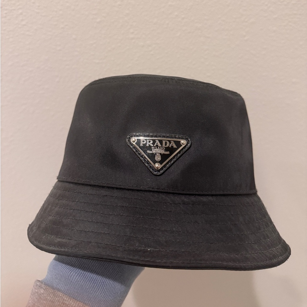 Prada Classic Black Bucket Hat
